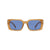 Biscuit Frame Sunglasses With Blue Lens Front